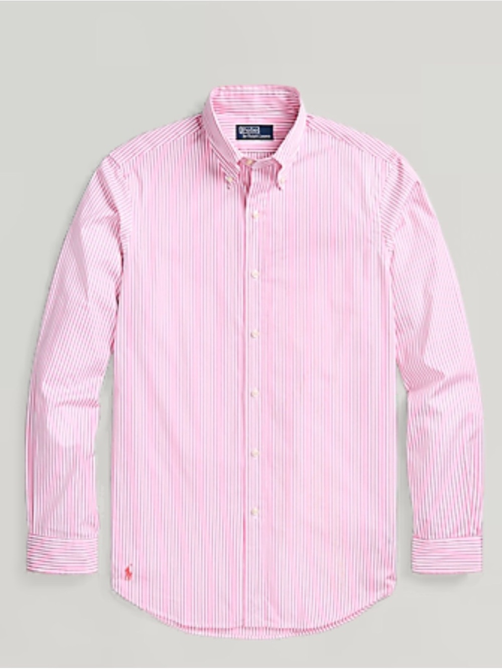 Polo Ralph Lauren Men Classic Fit Striped Poplin Shirt with the iconic Pony Sz M